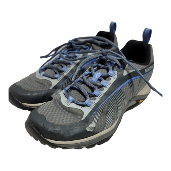 Merrell Shoes - Merrell Siren Edge Trail Running Tennis Shoes 7.5 Gray Lace Up